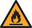 © Gianni - Simbolo attenzione parti materiale infiammabile W021