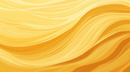 Poster - Vibrant abstract background featuring flowing waves of warm yellow and orange hues showcasing fluid textures