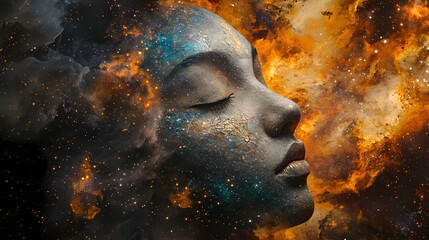 Wall Mural - abstract technology background