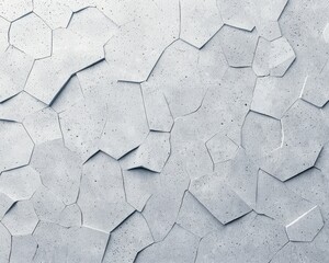 Poster - An abstract close-up of textured concrete surface, showcasing unique shapes and patterns. Ideal for architectural backgrounds or modern design concepts.
