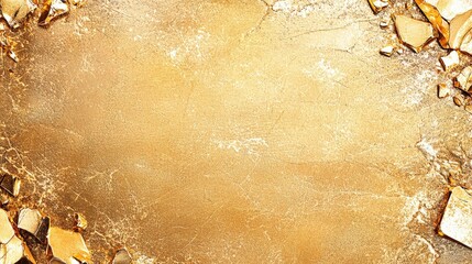 Poster - A stunning golden textured background, perfect for design projects, invitations, or artistic endeavors, enhancing any creative work with elegance.