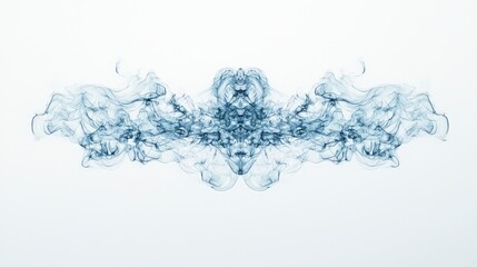 Poster - An artistic representation of swirling smoke forming intricate patterns, perfect for creative projects, background designs, and visual inspiration.