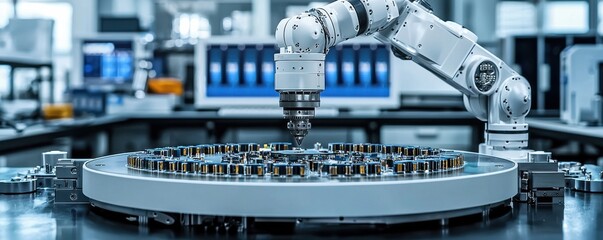 Poster - Robotic Arm Operating in a High-Tech Laboratory Setting for Automation