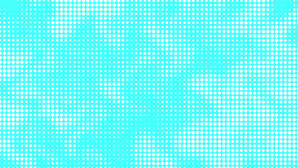 Poster - Abstract Blue Halftone Background With Dots