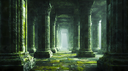 Wall Mural - serene ancient temple