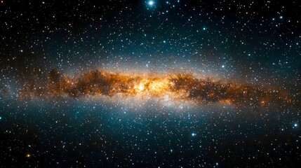Wall Mural - cosmic wonders: a breathtaking view into the heart of a vibrant galaxy, showcasing the celestial tap
