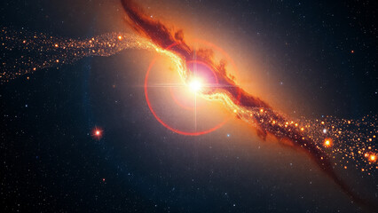 Wall Mural - Stunning Cosmic Nebula in Deep Space background