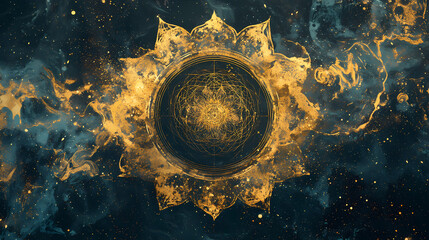 Wall Mural - abstract cosmic background