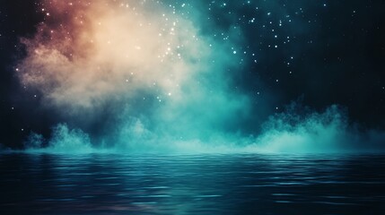 Wall Mural - a blue sky with a lot of stars