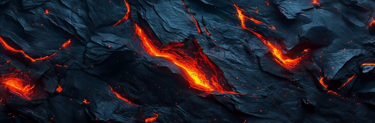 Wall Mural - fire particle lights set against a black backdrop
