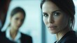 © Julia - Business woman giving a speech during a boardroom meeting. Professional woman having a discussion with her colleagues in an office. Female project manager leading her team.