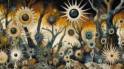 Poster - Abstract Visual Interpretations of Biological Patterns in Nature