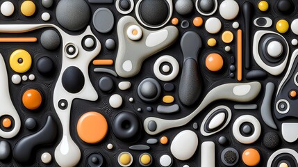 Poster - Vibrant Abstract Representation of Biochemical Reactions and Structures