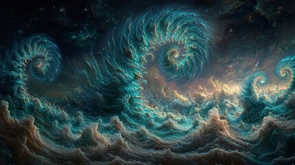 Poster - Colorful Visualization of Cognitive and Neural Networks in Abstract Form