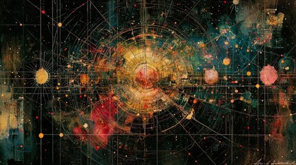 Poster - Creative Interpretations of an Ecosystem through Abstract Astronomy Art