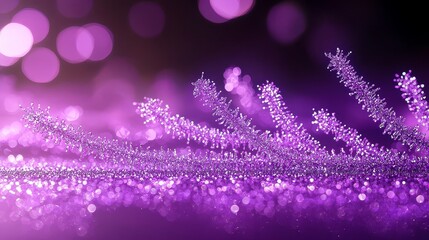 Poster - Creative Representations of Chromosome Behavior in Vibrant Purple Background