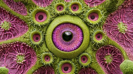 Poster - Diverse Interpretations of Forms of Life in Abstract Art Representation