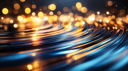 Poster - Dynamic Visuals of Bioengineering Processes with Fluid Motion and Light Effects