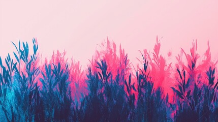 Poster - Emotive Visuals of Plant Systems Expressed Through Vibrant Color Gradients