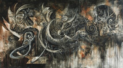 Poster - Energetic Visual Exploration of Microbial Processes in Abstract Art