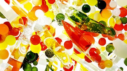 Poster - Energetic Visual Representations of Bioengineering Concepts in Colorful Display