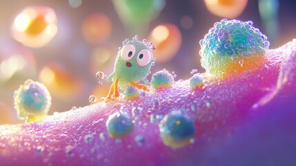 Poster - Inspiring Digital Interpretations of Evolution in Vibrant Microbial World