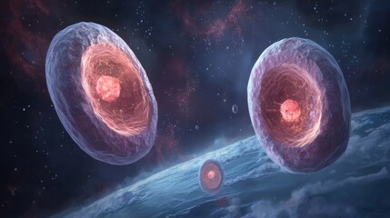 Poster - Detailed Visualization of Organizational Structures of Cells in Space