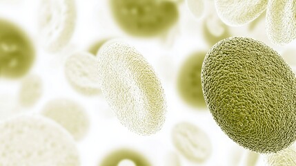 Poster - Rich Imagery of Microorganisms Harmonized with Nature's Intricate Beauty