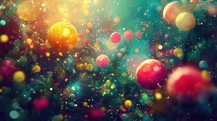Poster - Translucent Cellular Structures Captured in Beautiful Abstract Imagery
