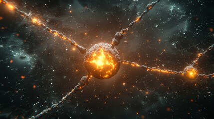 Poster - Vivid Visualizations of Cellular Evolution in a Cosmic Environment