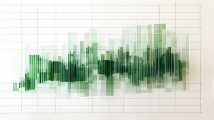 Poster - A financial bar chart showing comparison of investment returns, with green bars rising sharply to symbolize growth, displayed against a white background with grid lines.