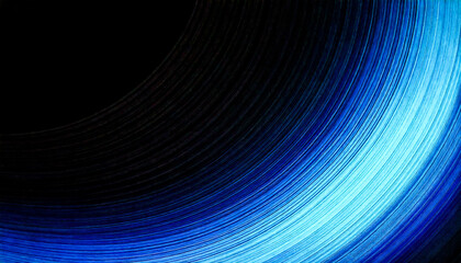 Poster - abstract white blue black shape grainy noise background