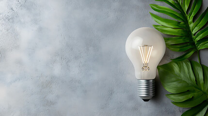 Poster - Innovative light bulb modern design studio product showcase minimalist setting close-up angle bright ideas unleashed