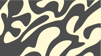 Fototapete - Abstract background with curved shapes, retro. Wall decor, decoration, graphics. Flyer,seamless