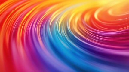 Poster - A vibrant swirl of colors blending seamlessly, showcasing a mesmerizing gradient from red to blue, evoking a sense of motion and creativity.
