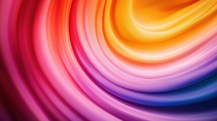 Poster - A vibrant swirl of colors blending seamlessly, featuring shades of pink, orange, and purple, creating a dynamic, abstract visual effect.