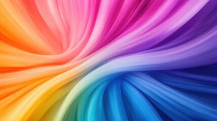 Poster - A vibrant, swirling gradient of colors, blending from warm hues to cool tones, creating a dynamic and visually captivating abstract design.