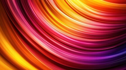 Poster - A vibrant swirl of colorful gradients, blending warm hues of orange, pink, and purple, creating a dynamic and energetic abstract design.