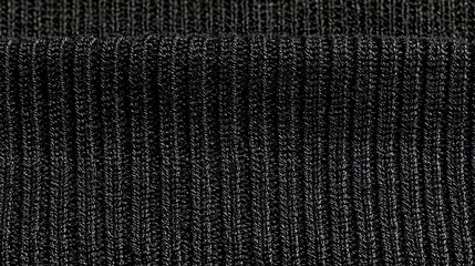 Sticker - Close-up ribbed dark fabric texture