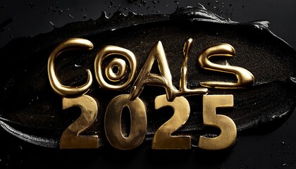 Poster - Golden Text Design for Coals 2025 Logo