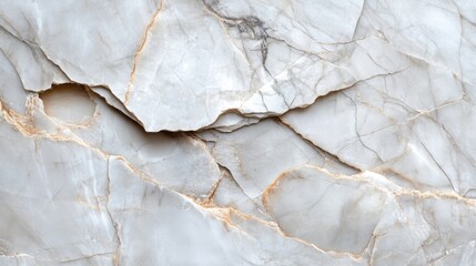 Poster - Close up of a smooth marble wall with varied patterns and textures in natural light