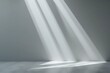 © indofootage - Gray background for product presentation with beautiful lights and shadows with copy space