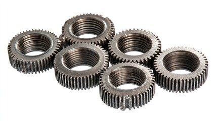 Poster - A series of gears in motion, symbolizing the mechanical effort leading to successful outcomes.