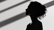 © AlfaSmart - Profile Silhouette of a Woman in Contemplation