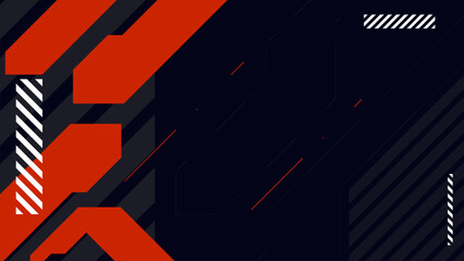 Wall Mural - abstract futuristic background cyberpunk style