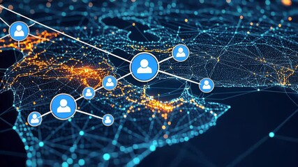 Poster - Connecting digital networks across continents with global communication technology