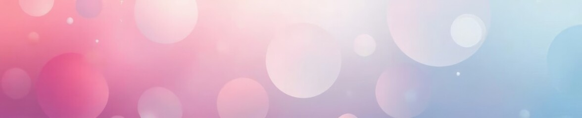Wall Mural - Overlapping circles in rose hues fading into pale blue, subtle gradient, soothing