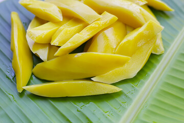 Wall Mural - Pickled mango, Preserving fruit in Thai style