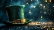 © Andre Jovi - A Green Leprechaun Hat with Gold Glitter
