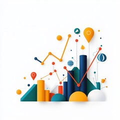 Poster - A clean infographic-style rendering of successful ad click rates.
